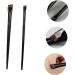 Baluue 6 Sets Eyeliner Brush Makeup Brush Eye Liner Wands Eyebrow Brush Spoolie Ear Black Wood - Buy Online on GoSupps.com