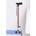 Walking Stick with Crutches Poles -with Small 4 Leg Base- Easy and Smart Adjustable Walking Stick- Lightweight Aluminum Walking Stick Made of Stainless Steel Vision