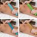 Funfob Muscle Pain Relief Massage Stick - Yoga Gear Roller for Body Foot and Leg - Relaxing Massage Tool in Orange - Buy Online on GoSupps.com