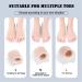 Gel Toe Spreader for Men & Women - 3 Pairs Fabric Toe Correction Pads for Hammer Toe & Overlapping Toe Pain Relief - Buy Online on GoSupps.com