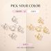 Halal Finger Nail Rings Set of 10 - Reusable and Adjustable - Gold - Buy Online on GoSupps.com