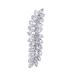 Mikinona 1pc Half up Hair Clip Wedding Decor Girl Hair Clip Hair Diamonds Crystal Hair Vintage Decor Bling Hair Barrettes Wedding Hair Pins Bridal Flower Comb Spiral Bride Zircon Headband
