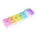 Jsdoin pill box 7 days pill box 7 compartments rainbow pill box medicine box easy to open rainbow German