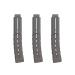 DART ZONE Pro-Series 15-Round Half-Length Dart Magazine 3-Pack , Gray