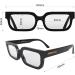 London Mole Glasses | Icy Rectangular Reading Glasses for Men & Women | Stylish Unisex Cool Readers with Spring Hinges - 1.0x Magnification - Buy Online on GoSupps.com