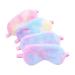 4 Pcs Plush Sleeping Masks Soft Eye Blindfolds Comfortable Sleeping Blindfold Elastic Strap Eye Covers Travel Sleep Masks Adult Sleep Eye Masks for Nap