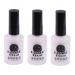 FRCOLOR 3pcs Glue Polish Glue Palisade Anti-overflow Glue Anti-spill Glue Liquid Nail Polish mediumx3pcs Pinkx3pcs