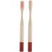 Buy Jerliflyer 6 Colors Kids Bamboo Toothbrush (10 Pack) - Eco-Friendly Soft Bristles Wooden Handle - Red - Buy Online on GoSupps.com