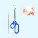 Long Handled Toenail Scissors Clippers Nail Scissors and Clippers Stainless Steel Pedicure Nail Tool Set Long Handle Toenail Scissors + Nails File for Thick Toe Nails