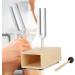 440Hz Tuning Fork Set - Sound Healing Therapy Tool for Yoga & Meditation | Includes Hammer & Wooden Stand - Buy Online on GoSupps.com