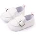 MASOCIO Baby Boys Moccasin Shoes | Soft Sole Anti-Slip Flats for Infant First Walking | 0-6 Months (White) - Buy Online on GoSupps.com
