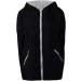 Buy Haiorziyou Women's Winter Jacket Hoodie - Fleece Zip Parka Coat Monochrome Long-Sleeved 3XL Black - International Shipping Available - Buy Online on GoSupps.com