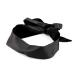 Satin Eye Mask Sleep Mask Soft Smooth Blindfold 57 in Long Adjustable to Tie Your Eyes Travel Nap Meditation (Black)