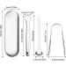 Timripri Stainless Steel Tongue Cleaner Set - 3 Silver Tongue Scrapers for Enhanced Oral Hygiene | Adult Oral Care - Buy Online on GoSupps.com