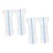 Outanaya 4pcs Swimming Stickers Water Proof Stickers Women Private Stickers Hot Bath Patches White Pu