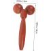 Minkissy Wood Double Ball Massage Device | Skin Care Tools for Neck & Eye Care | Facial Beauty Roller & Manual Scooter - Buy Online on GoSupps.com