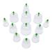 100 Cupping Glasses Set with Pump & 100 Derby Razor Blades - Hijama Cupping Therapy Kit (7cm) for Optimal Health - Buy Online on GoSupps.com
