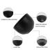 Stainless Steel Shaving Soap Bowl - Unbreakable Black Mug for Standard Size Pucks & Soaps | International Shipping - Buy Online on GoSupps.com