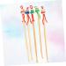 FRCOLOR 12pcs Cartoon Ear Wooden Handles for Ear Wax Removal Safe and Non-Toxic Random Color - Buy Online on GoSupps.com