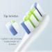 Buy Electric Toothbrush Replacement Heads - 10 Pink Brush Heads for Effective Oral Care | International Shipping Available - Buy Online on GoSupps.com