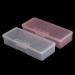 TREGOO Tool Boxes Nail Art Rectangular Plastic Transparent Storage Box Nail Rhinestone Brush Pen Buffer Grinding File Container Box - Buy Online on GoSupps.com