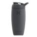 Promixx Pursuit Shaker Bottle Insulated Stainless Steel Water Bottle and Blender Cup, 18oz, Graphite Gray