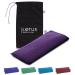 Lotus Weighted Lavender Eye Pillow|Sleeping & Meditation Mask|Yoga Eye Pillow |Lavender Aromatherapy Eye Pillow | Hot or Cold Pack| Head Ache Relief | Sleep mask Relaxing Gift Men, Women & Employees Purple