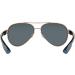 Costa Del Mar Women's Loreto Aviator Sunglasses - Golden Pearl/Polarized Blue Mirrored 580p - 56mm - Buy Online on GoSupps.com