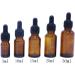 3 Pcs Empty Refillable Amber Glass Graduated Dropper Bottle Essential Oil Cosmetics Elite Fluid Container Jar Pot Holder with Glass Pipette Dropper (20ml/0.67oz) - Buy Online on GoSupps.com