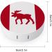 Moose Emblem On Canadian Flag Round Case For Contact Lens Kit Storage Box with Mirror Printed - Buy Online on GoSupps.com
