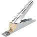 False Nail Clipper Comfortable Handle Easy Operation Good Workmanship Fake Nail Trimmer Lightweight U Shape for Home and Salon Use (Silver) - Buy Online on GoSupps.com