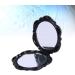 Lurrose Vintage Folding Plastic Rose Compact Mirror | Double Sided Travel Makeup Mirror - Buy Online on GoSupps.com