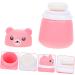 Balacoo 2pcs Body Powder Box Body Powder Puff Loose Powder Containers Refillable Cosmetic Containers Travel Pink 10x7cm - Buy Online on GoSupps.com