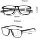VAKUUM Progressive Multifocus Reading Glasses - Blue Light Blocking Trifocal Eyewear for Reading & Sports (Transparent Size 3.5x) | Buy Online Worldwide - Buy Online on GoSupps.com