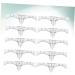 BIUDECO 10pcs Set Microblading Eyebrow Ruler Guide Makeup Stickers Makeup Ruler Tool Make up - Buy Online on GoSupps.com