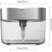 Dish Soap Dispenser and Sponge Holder for Kitchen Sink Detergent Liquid Press Dispenser Box Dishwashing Soap Automatic Outlet Kitchen Supplies - Buy Online on GoSupps.com