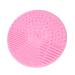 minkissy Makeup Cleaning Mat Make up Kit Portable Hair Brush Silicone Makeup Brush Pad Makeup Brush Cleaner Round Hair Brush Round Cleaning Tool Cleaning Accessories Makeup Pen Sucker Pink 10*10cm Pink