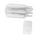 Hair oil applicator scalp Applicator Kamm root ridge applianter bottle scalp massage device for medicine scalp applianter comb white