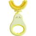 RAXIFU 2 Pack Toddler Toothbrush for Age 2-6 Years - U-Shape Extra Soft Toothbrush for Children - Pear Green-Yellow - Buy Online on GoSupps.com