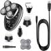 Electric Razor for Men - 5-in-1 Wet & Dry Shaver Kit | Rechargeable Rotary Grooming Tool - Buy Online on GoSupps.com