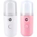Facial Mister Portable Mini Face Sprayer USB Rechargeable Facial for Hydratin Face Sprayer Pink - Buy Online on GoSupps.com
