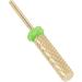 Barrel Nail Drill Bit Dead Skin Removal High Strength Pedicure Nail Drill Bit Flat Top Multipurpose Gold for Acrylic Nails (130#-C) - Buy Online on GoSupps.com