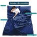 MeiLiMiYu Portable Sleeping Bag Liner Adult Dark Blue 82.7''x47'' - Lightweight & Dirt-Proof Hotel Sheet - Buy Online on GoSupps.com