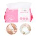 Facial Cleansing Cloths - 100pcs Disposable Makeup Cotton Pads for Women & Girls | Soft Face Wash Towels - Buy Online on GoSupps.com