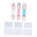 DOITOOL 12 Sets Nail Stamp French Tip Nail Art Stamper Silicone Nail Tools Plush Pencil Bag Nail Decor Supplies Fingernail Nail Art Tools Nail Art Seal Silica Gel Decorative Items Manicure