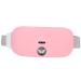 Menstrections heating pillows with 3 heat levels and 3 vibration massage modes electrical hip belt cramp relief heater abdominal heating pillow for women and girls (pink)