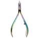 ForPro Titanium Cuticle Nipper - Stainless Steel Precision Blades - Rainbow Colored - Buy Online on GoSupps.com