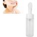 Foam Bottle with Brush Mousse Foaming Bottle Silicone Brush Empty Refillable Facial Cleanser Foaming Bottle Transparent (100ML) - Buy Online on GoSupps.com