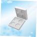 Mipcase 4 Pcs 4 Magnetic Palette Empty Makeup Eyeshadow Palette Eye Shadow Makeup Powder Make up 1 count (Pack of 1) Whitex2pcs - Buy Online on GoSupps.com