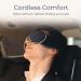 Kozy Cordless Heated Eye Mask - 3 Heat Settings, USB Rechargeable, Washable - Midnight Blue - Buy Online on GoSupps.com